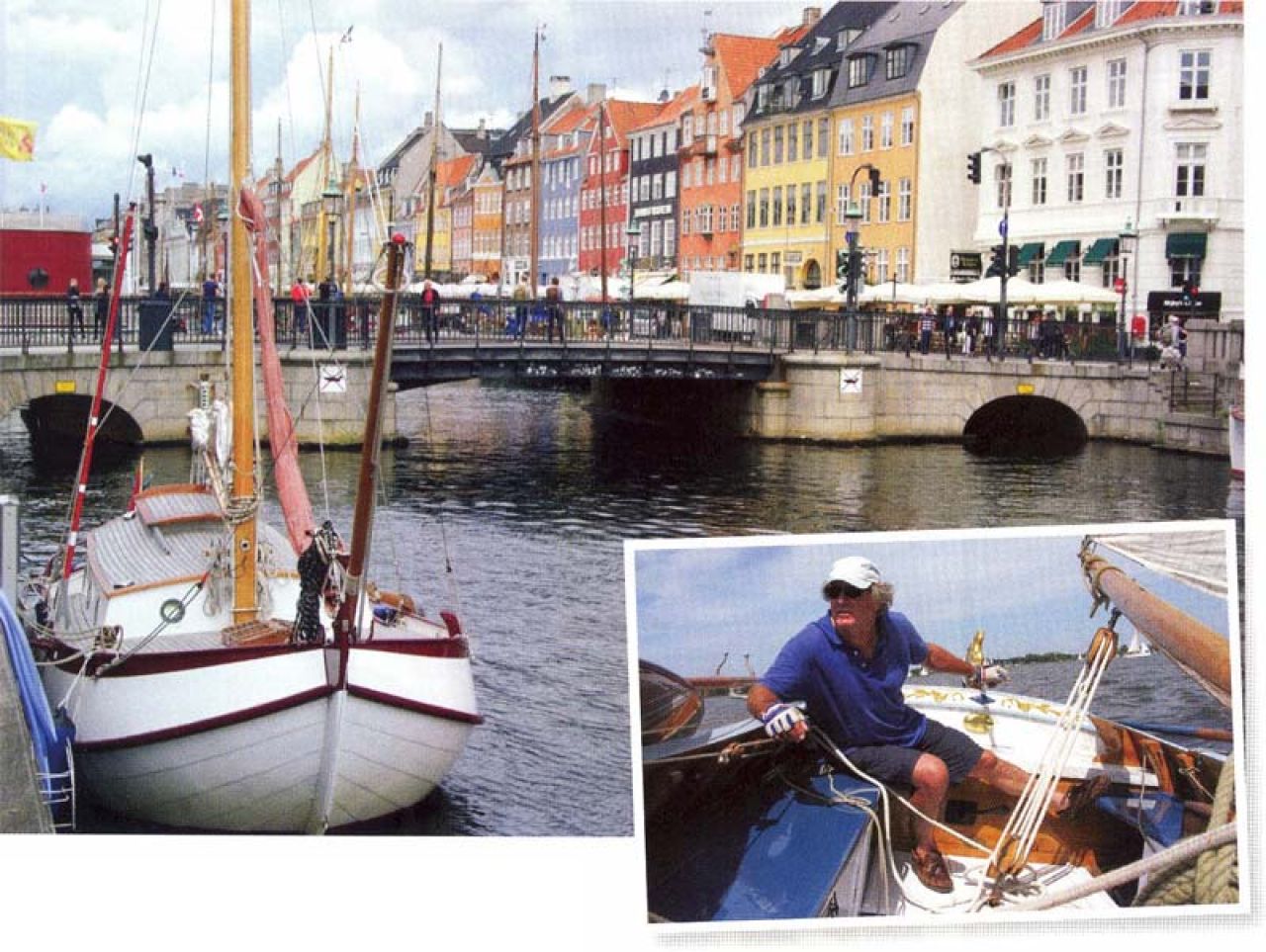 Mooi plaatje: een bol in hartje Kopenhagen. Inzet: Ook de Friese reünie in Heeg is een bezoek waard