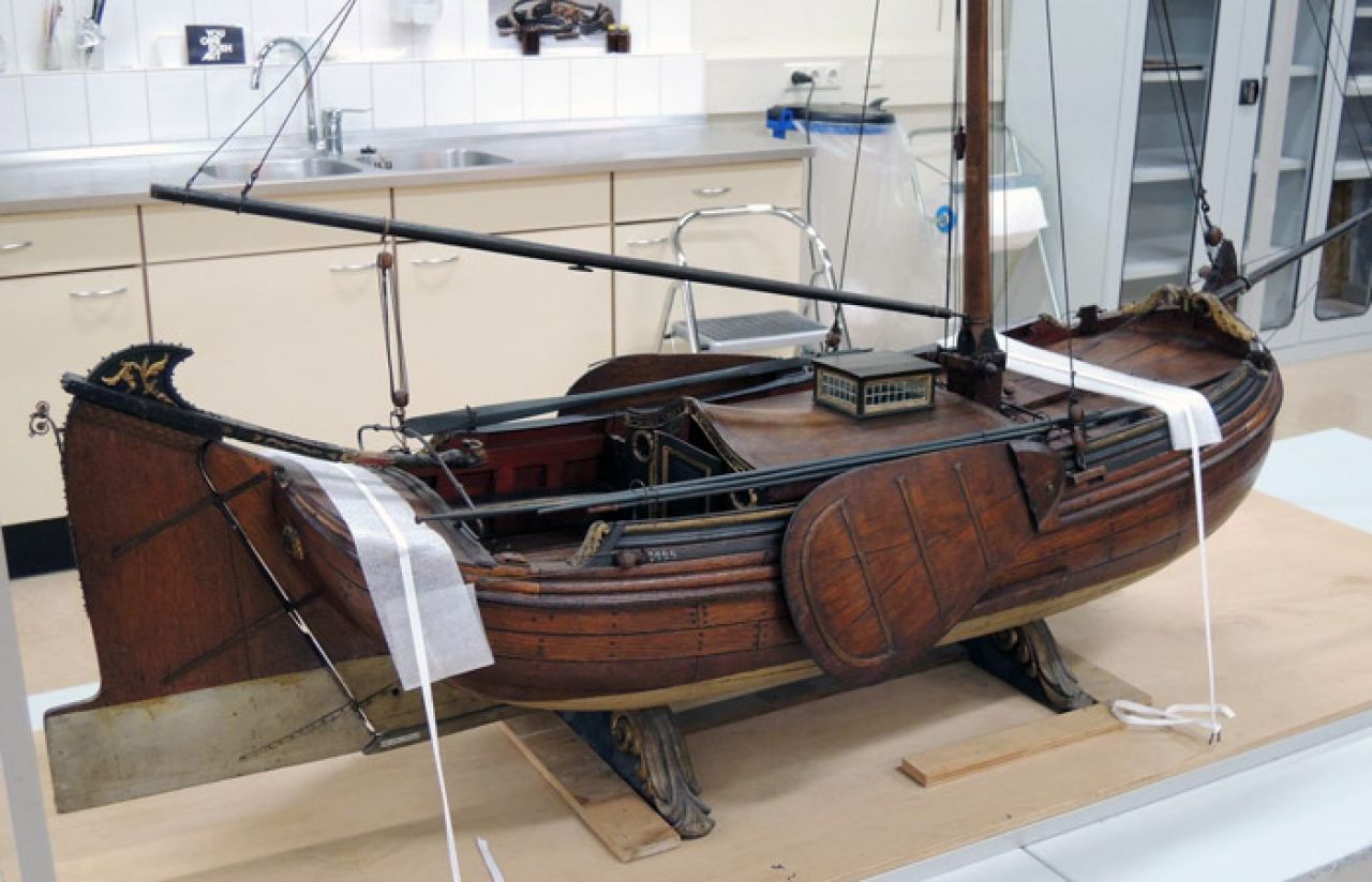 Model van de 'Ouderhoek' (foto coll. Pieter den Haan)