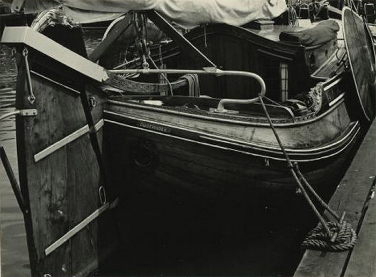 Detail opname achterschip 'Ouderhoek' (Coll. Scheepvaartmuseum)
