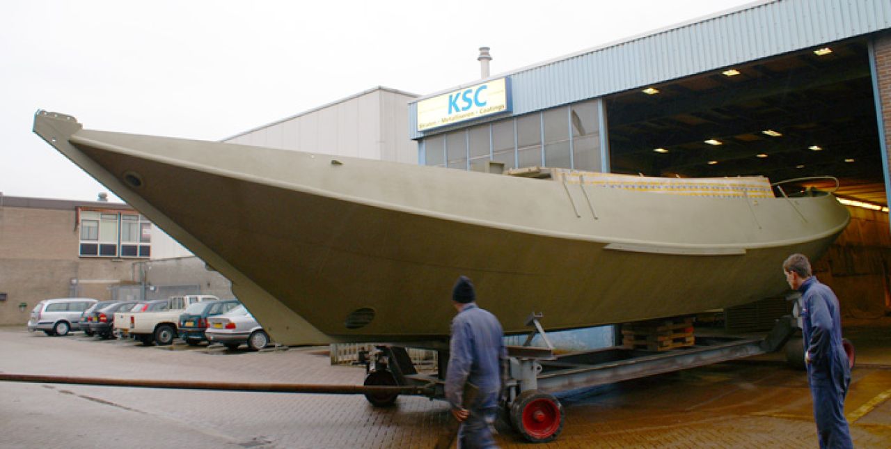 Gestraald en in de epoxy gezet