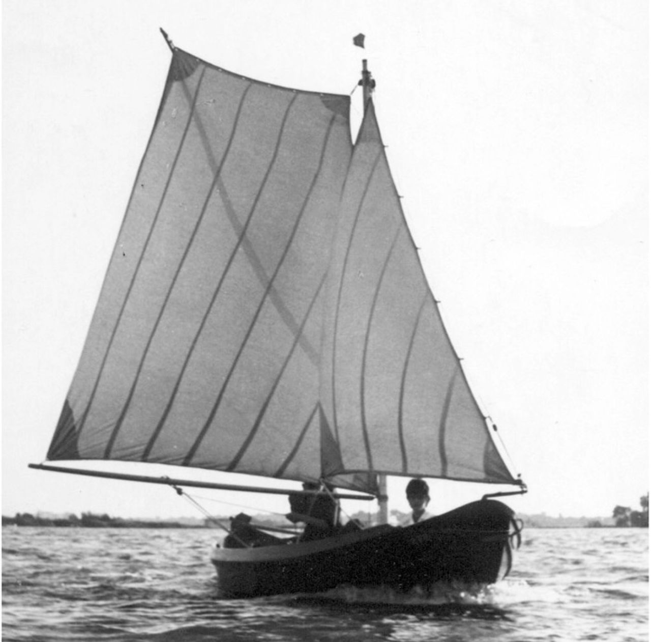 Foto uit 1964 op de Kaag