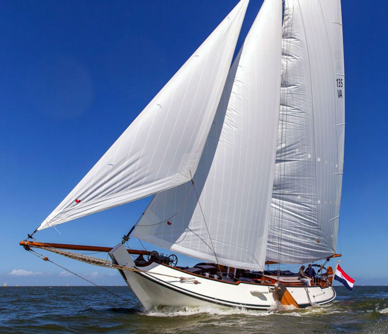 De 'Altair' in 2021 op het IJsselmeer (foto Klaas Wiersma)