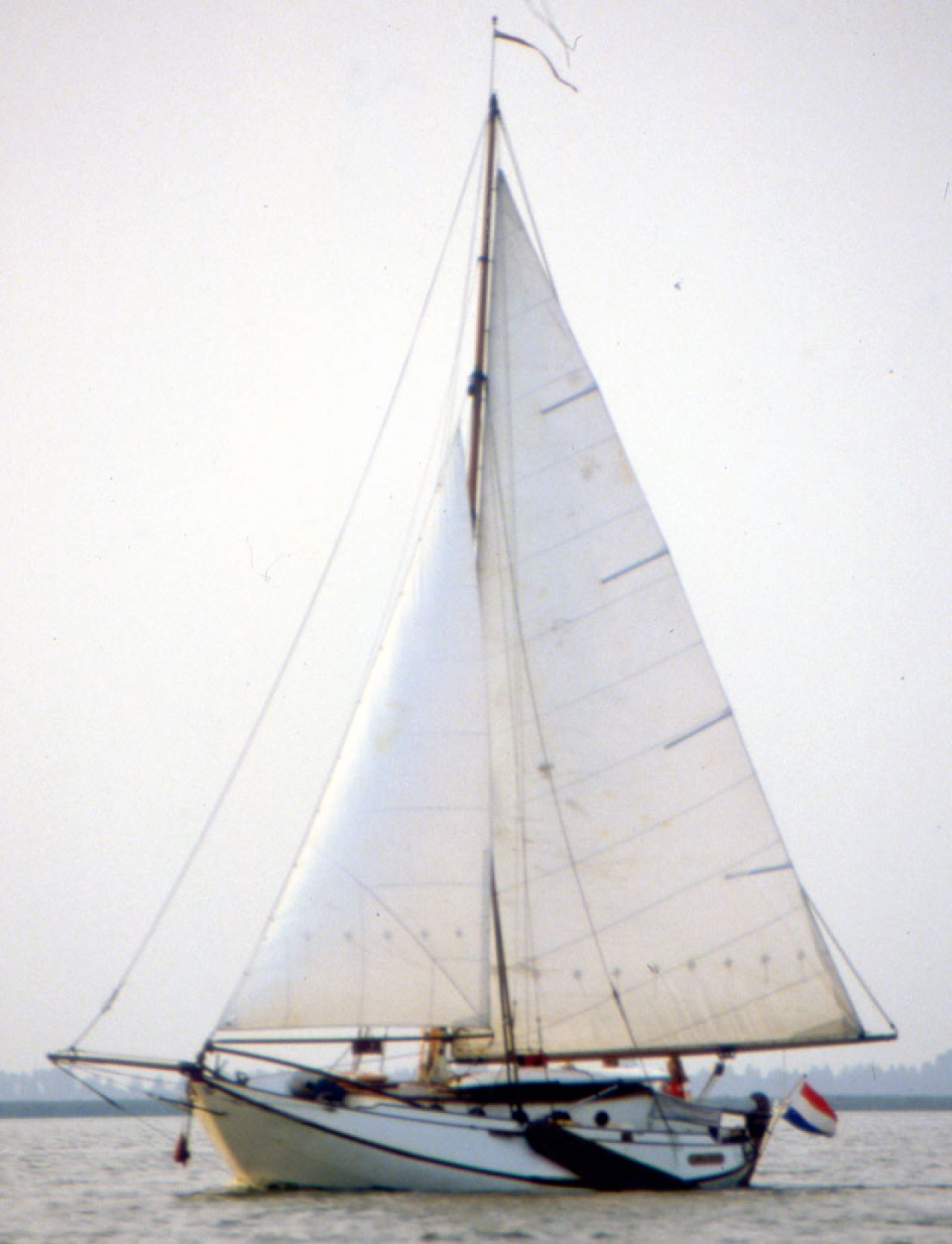 Op het Zuidlaardermeer rond 1985