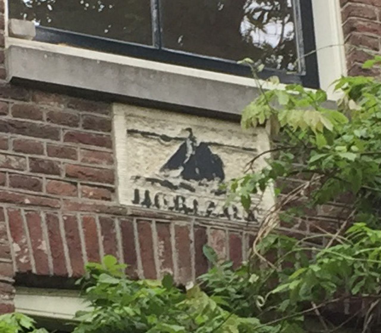 De gevelsteen op Lauriergracht 89 te Amsterdam