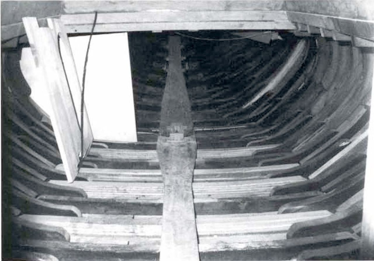 (fig. 7) Spantconstructie van de Windroos