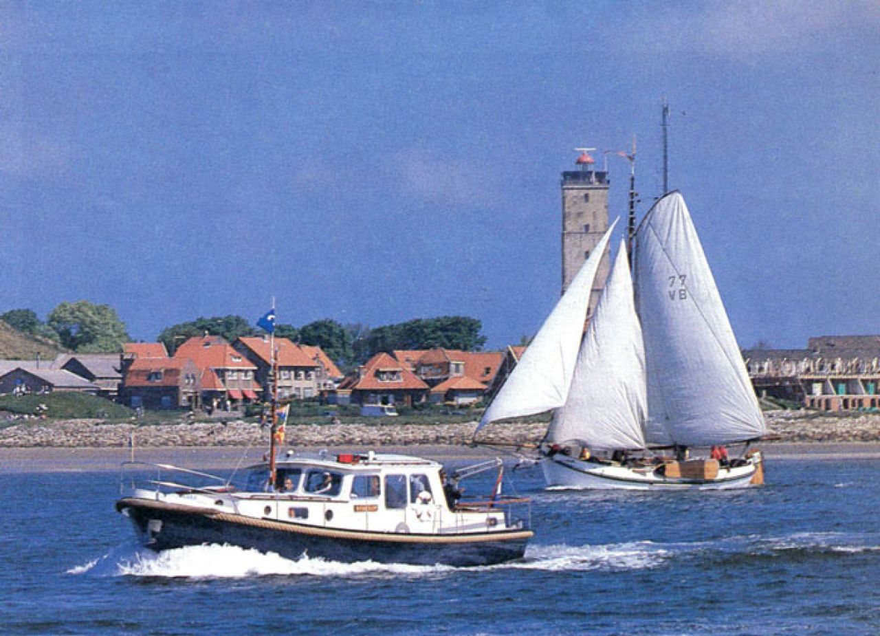 Op weg van Terschelling naar Harlingen (foto Theo Kampa)