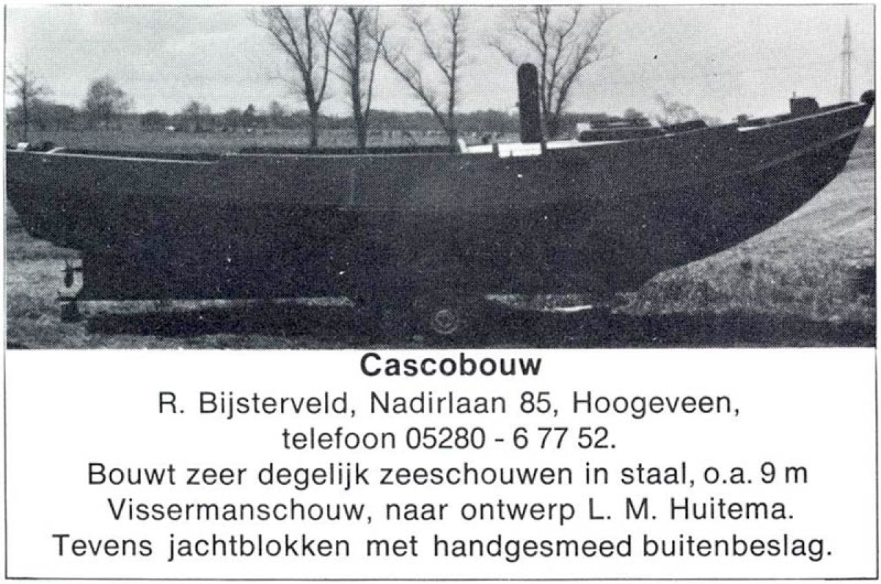 Advertentie in Spiegel der Zeilvaart 1977