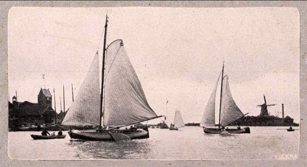 'Vrouw Romkje' hier als open jacht dus van voor 1917