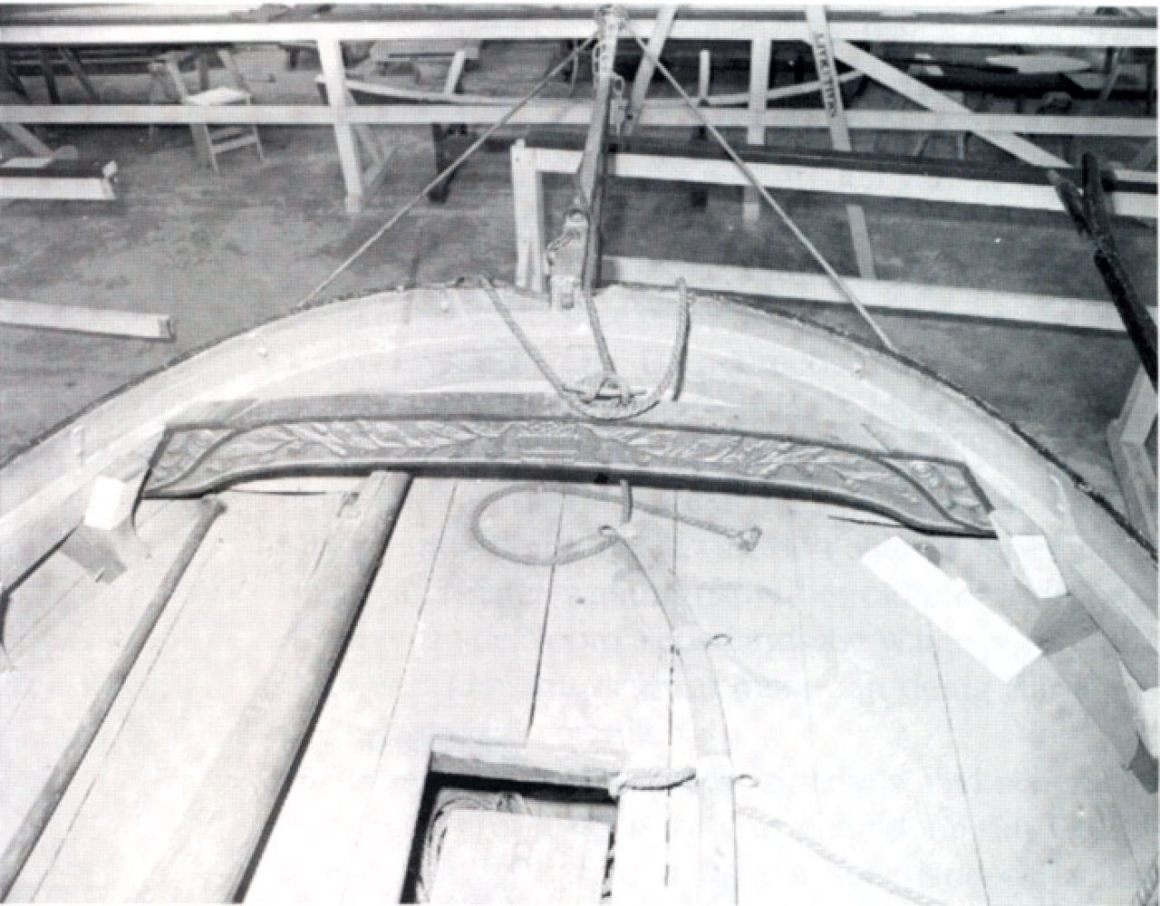 Voorschip met bedelbalk