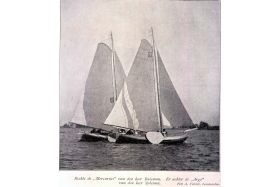WK1928 Friese jachten Mercurius en Argo