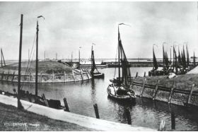De haven van Vollenhove in 1938