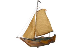 Model van de Schokker 'Watergeus' van Prins Hendrik "de Zeevaarder"