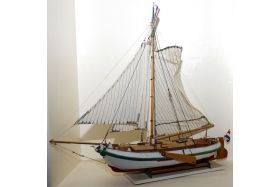 Model van een Lemsteraak, eigenaar Pier Piersma Heeg