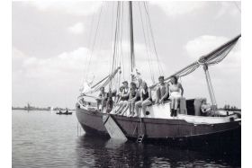 Bruinvis en opvarenden, zomer 1946