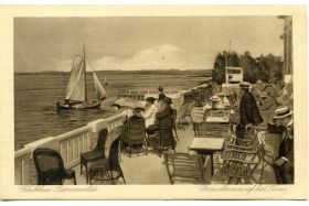 Paterswoldse meer vanaf het terras van het Clubgebouw (collectie GtC)