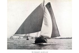 WK1938 Blazerjacht voor den wind
