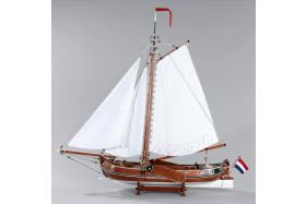 Scheepsmodel van het door F.N. van Loon jacht 'De Volhouder' (reg. 9071) , maker Andries Bosma 2003