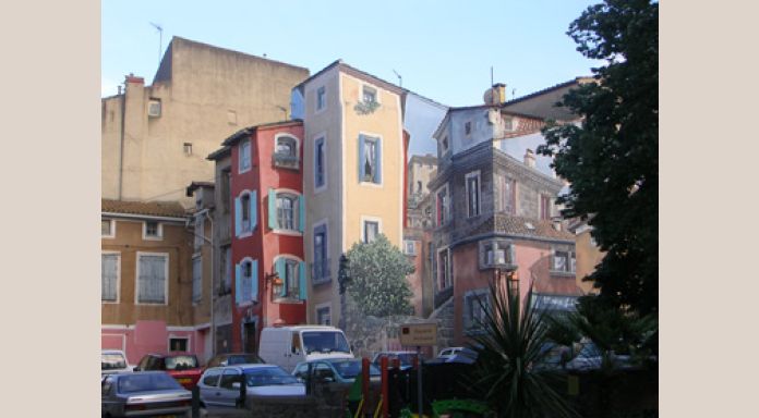 Agde een muurschildering