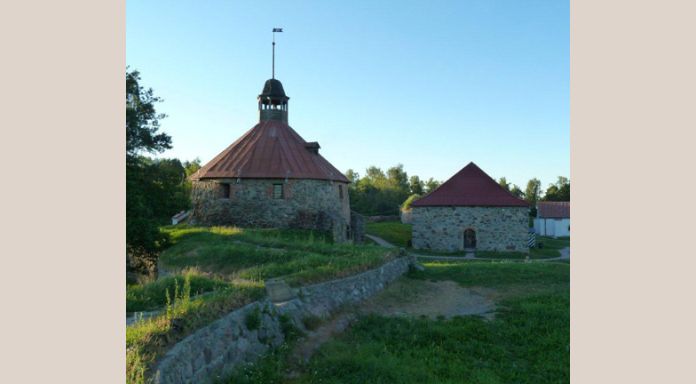 The medieval castle of Priozersk