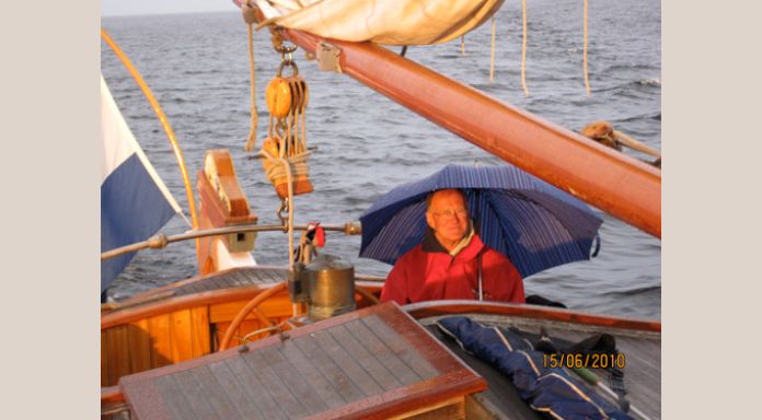 Our captain koos who keeps course in watever horrible weather circumstances